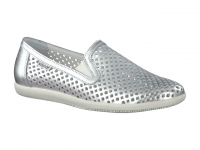 Chaussure mephisto sandales modele khali perf argent